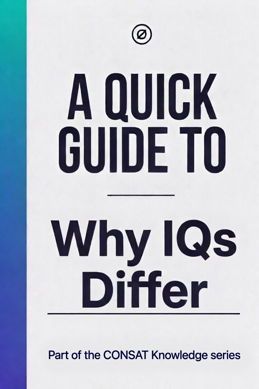 Why IQs Differ book cover